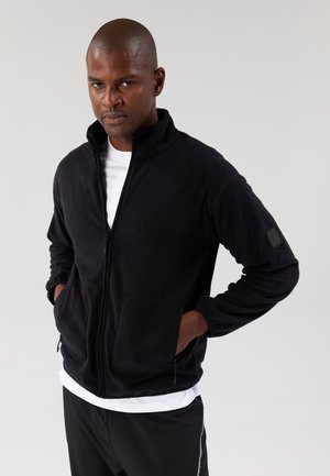 Pier One Sport Sweatjacke - black