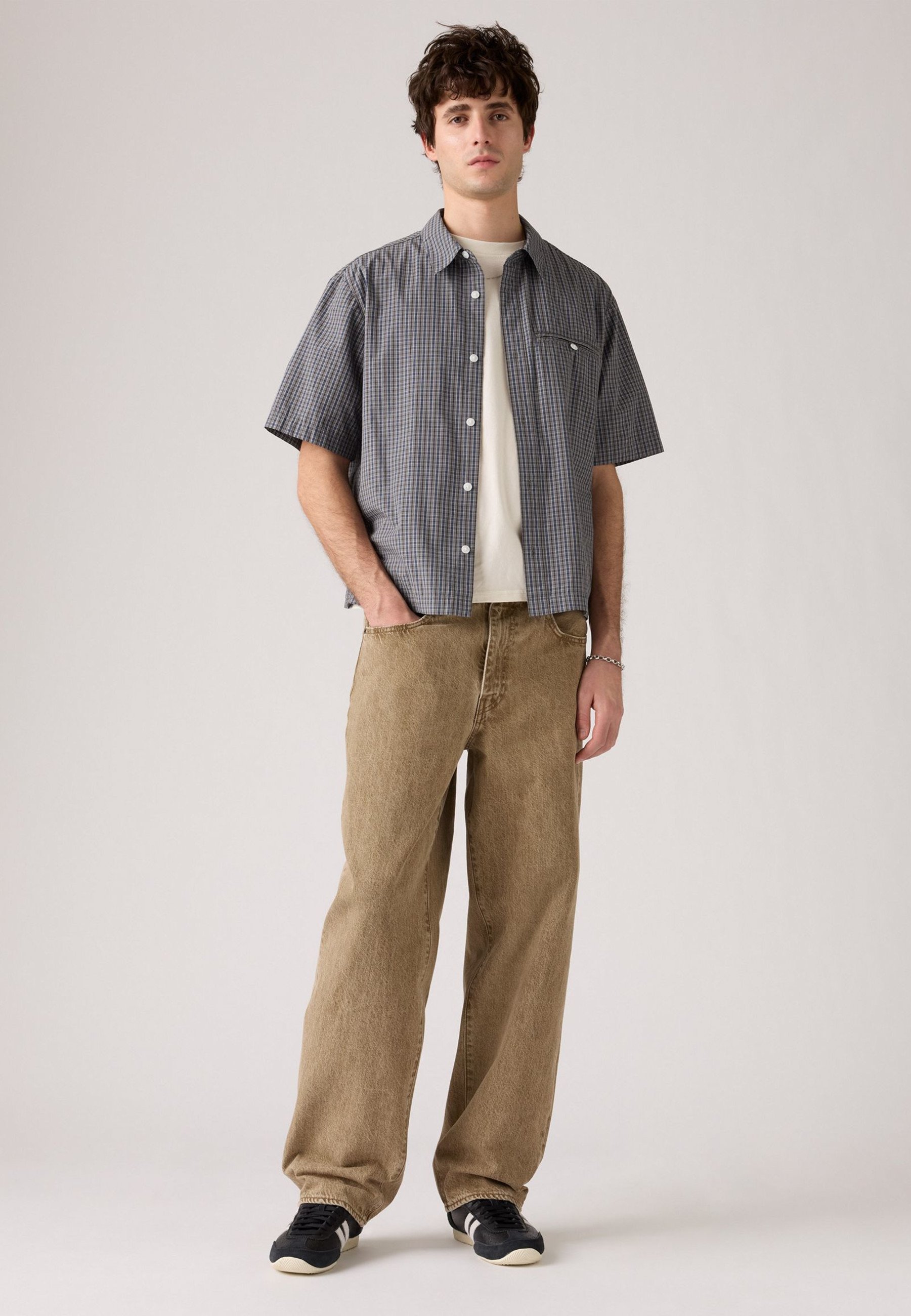 Levi's® 578® BAGGY - Baggy Jeans - sandy stonewash/coloured denim