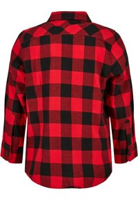Urban Classics CHECKED - Camisa - black/red
