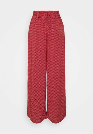 Pantalon classique - metallic red
