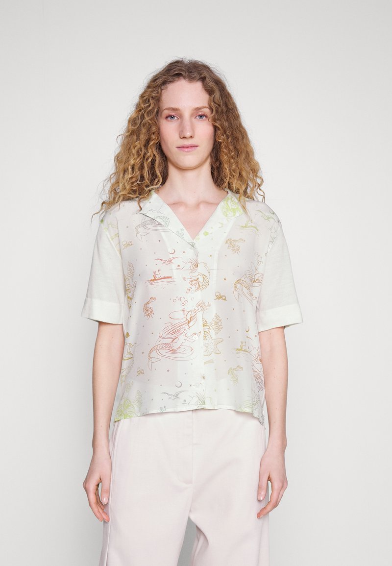 PS Paul Smith WOMENS CARDI Tshirts med print white/offwhite