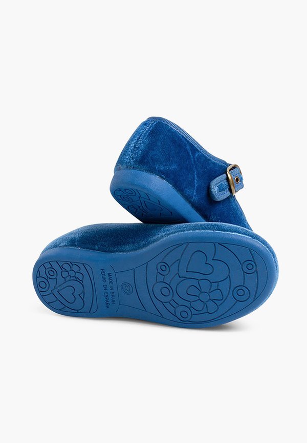 TERCIOPELO HEBILLA – Lauflernschuh – azul azafata