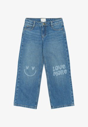 PURITY WIDE - Kavbojke na trapez - medium blue denim