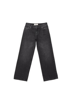 Stradivarius MID-RISE BAGGY  - Široke kavbojke - mottled light grey