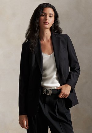 Polo Ralph Lauren, SINGLE BREASTED STRETCH WOOL BLAZER - Blazer - black