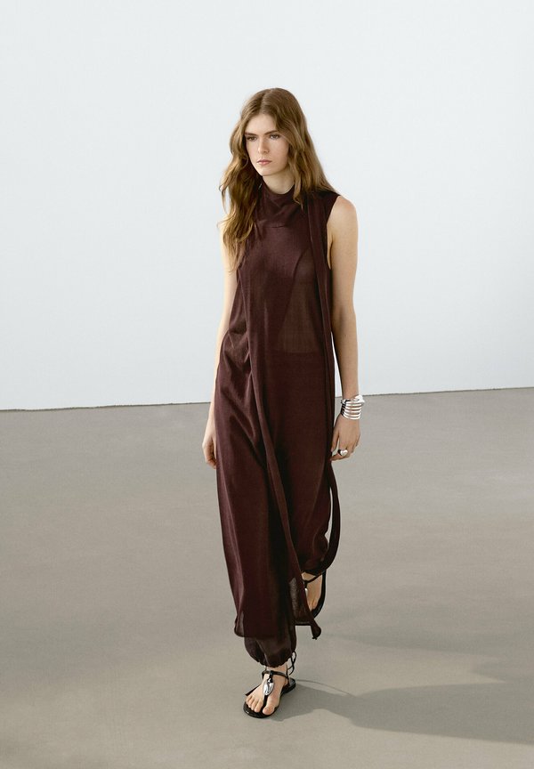 Maxi dress - bordeaux2