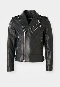 KIODO JACKET - Chaqueta de cuero - black