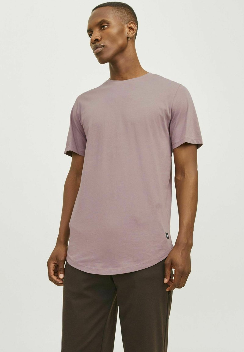 Jack & Jones JJENOA TEE CREW NECK - T-shirts basic - twilight mauve