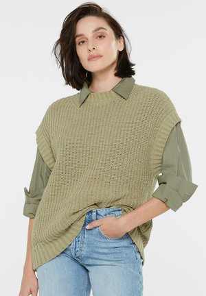 T-Shirt print - light sage
