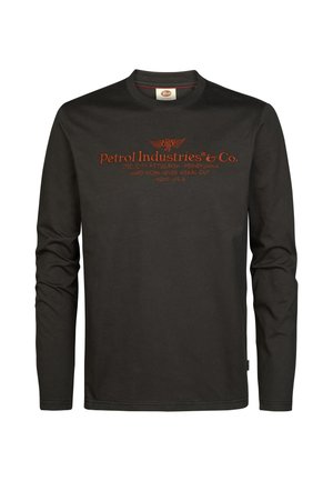 Petrol Industries, GRAPHIC LONG-SLEEVED T-SHIRT MILLWALL - Longsleeve - iron steel