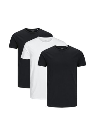 3ER PACK - T-shirt basic - schwarz weiß