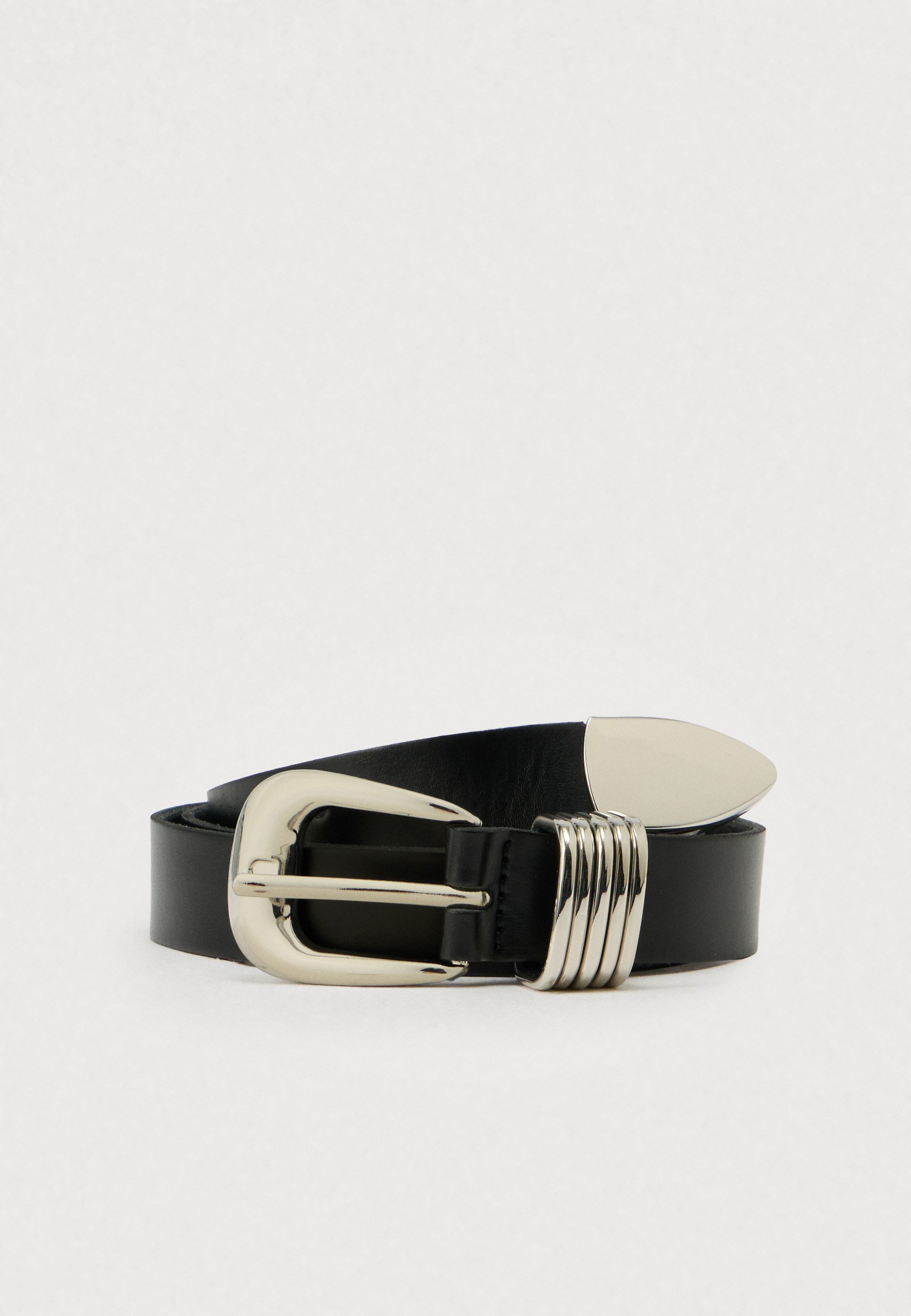Ceinture En Cuir Vanzetti Femme - Largeur 4 Cm, Longueur 80 Cm, Boucle Ardillon - Style élégant Velours - 4