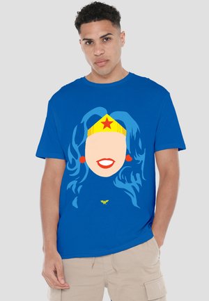 Cotton Soul, Print T-shirt - royal blue