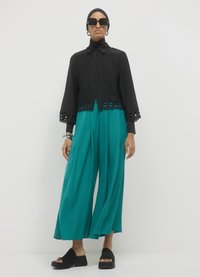 Calliope SIMIL - Pantalon classique - verde petrolio