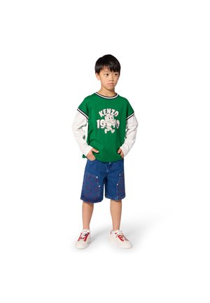 KENZO kids, TEE-SHIRT MANCHES LONGUES - T-shirt à manches longues - fougere