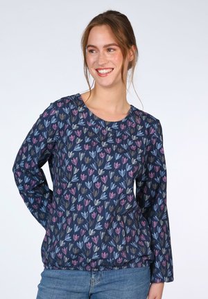 Deerberg LANGARM LINDELIS - Long sleeved top - navy