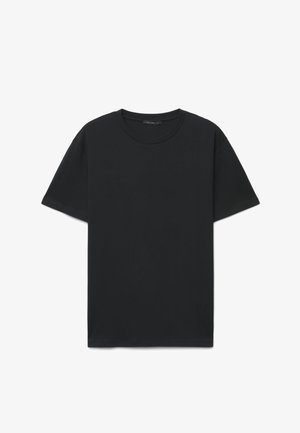 Calliope, T-SHIRT TINTA UNITA - T-shirt basic - nero ultrablack