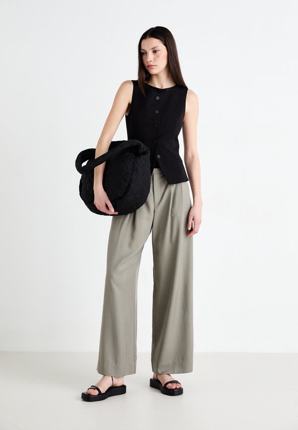 SLFNATUK MW WIDE  - Trousers - vetiver2