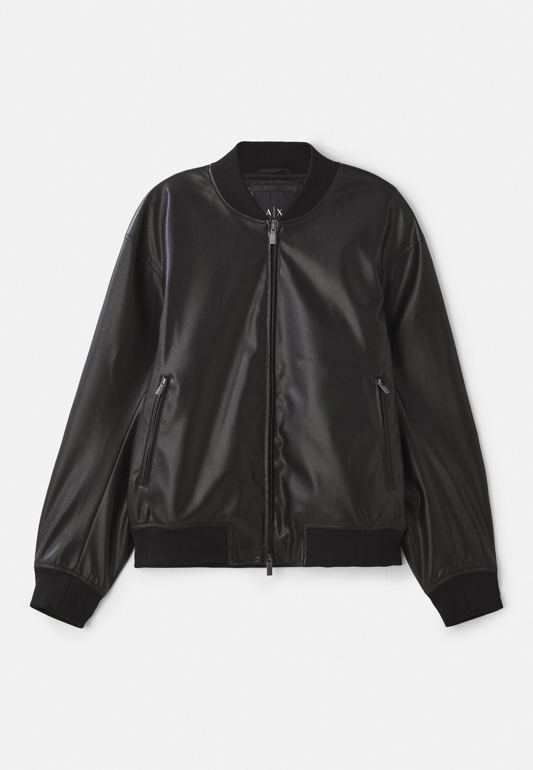 Armani Exchange JACKET - Faux leather jacket - black - Zalando.ie