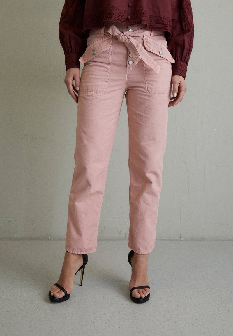 Veronica Beard Straight leg jeans donkerroze