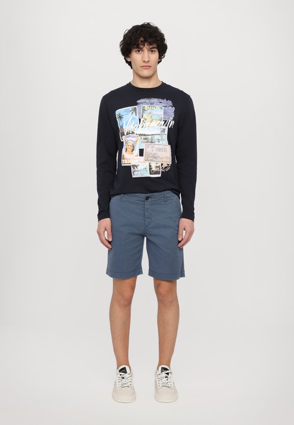 ALES  - Long sleeved top - bleu marine2