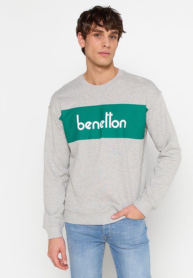 United Colors of Benetton Sweater grijs United Colors of Benetton Sweater grijs