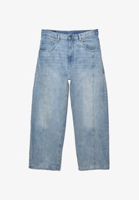 PULL&BEAR BARREL Jeans Straight Leg light blue denim/light