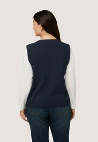 Fiorella Rubino MANICHE A CAMICIA - Top - blu