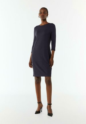 Strickkleid - navy