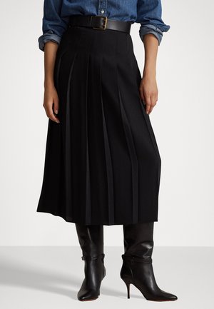 A-snit nederdel - black