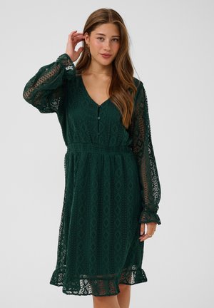 Cream, CRDANIKA LS LACE DRESS - Koktailové šaty/večierkové šaty - ponderosa pine