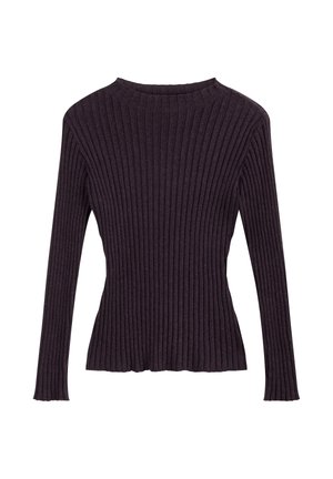 MELA, DAMEN STRICKPULLOVER NAMARI - Trui - elderberry melange