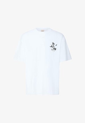 Solid, SDAMON BACKPRINT - Trükipildiga T-särk - white