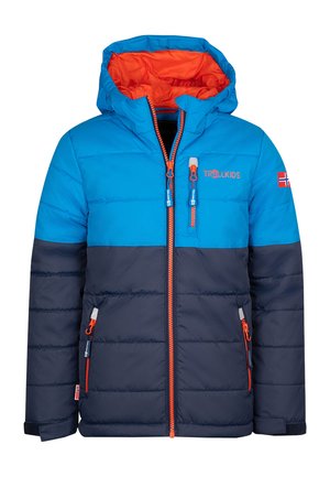 TROLLKIDS Winterjacke - navy/azure blue orange