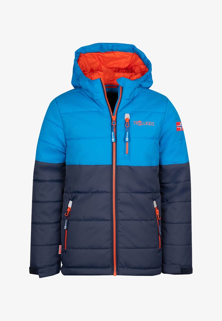 TROLLKIDS Winterjacke - navy/azure blue orange