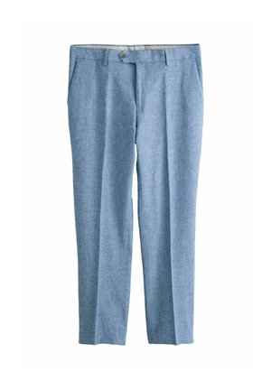 REGULAR FIT - TAILORED FIT  TEXTURE  - Pantalón de traje - blue
