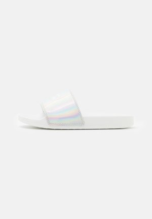 Slip-on sandaler - silver-coloured