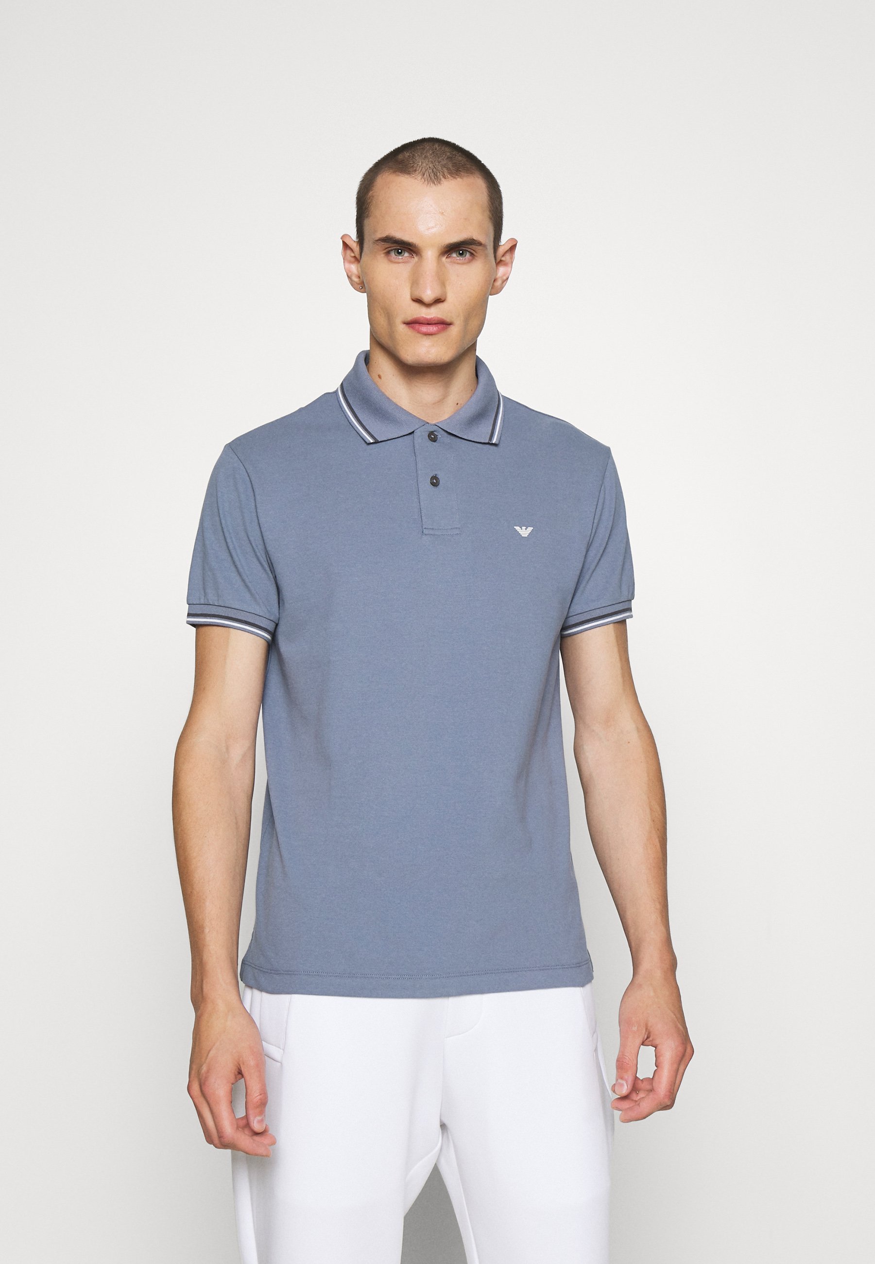 Emporio Armani Poloshirt - grigio chiaro/grijs - Zalando.nl