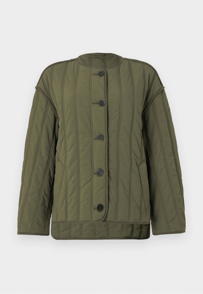 closed Jas olijfgroen