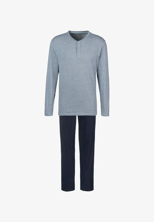 s.Oliver SET - Nachtwäsche Set - blau meliert navy