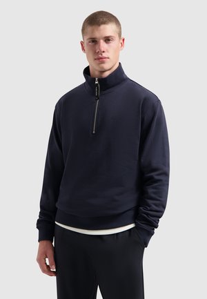 HALF ZIP LS - Sweater - dark navy