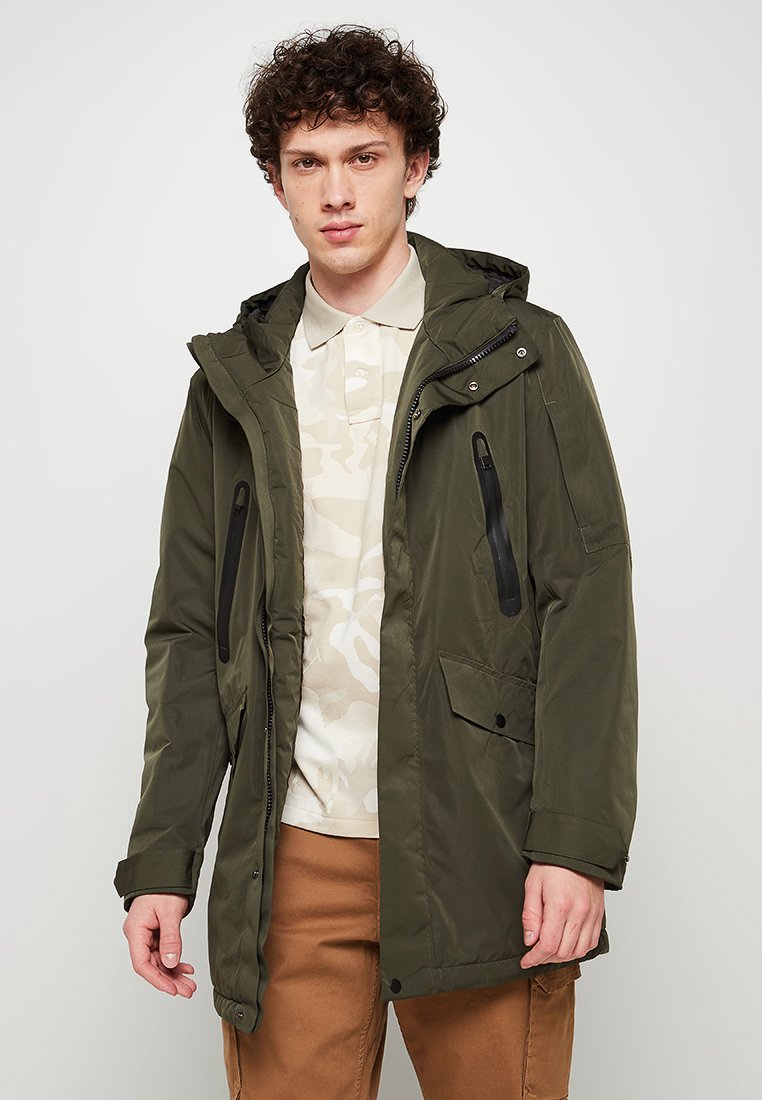 s.Oliver Wintermantel - khaki olive