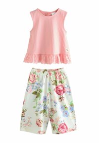 Next - REGULAR FIT AND WIDE SET  - Hlače - pink floral Minijatura 1