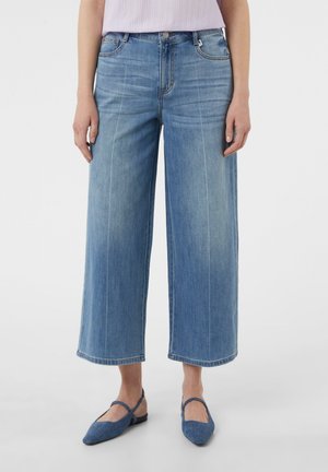 Wide Leg - blau