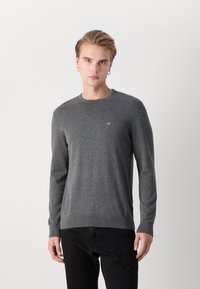 Calvin Klein SWEATER - Džemperis - dark grey heather