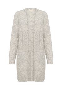Strickjacke - light grey melange