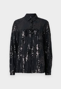 CHEMISE - Button-down blouse - black