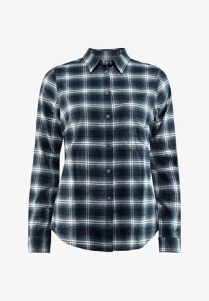 ÖVIK FLANNEL SHIRT W - Užsagstoma palaidinė - dunkelblau (295)