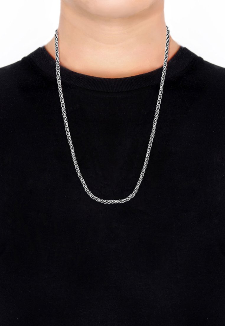 Herren Halsketten | KUZZOI BASIC Halskette silver coloured/silberfarben - IS11773 Herren Halsketten | KUZZOI BASIC Halskette silver coloured/silberfarben - IS11773