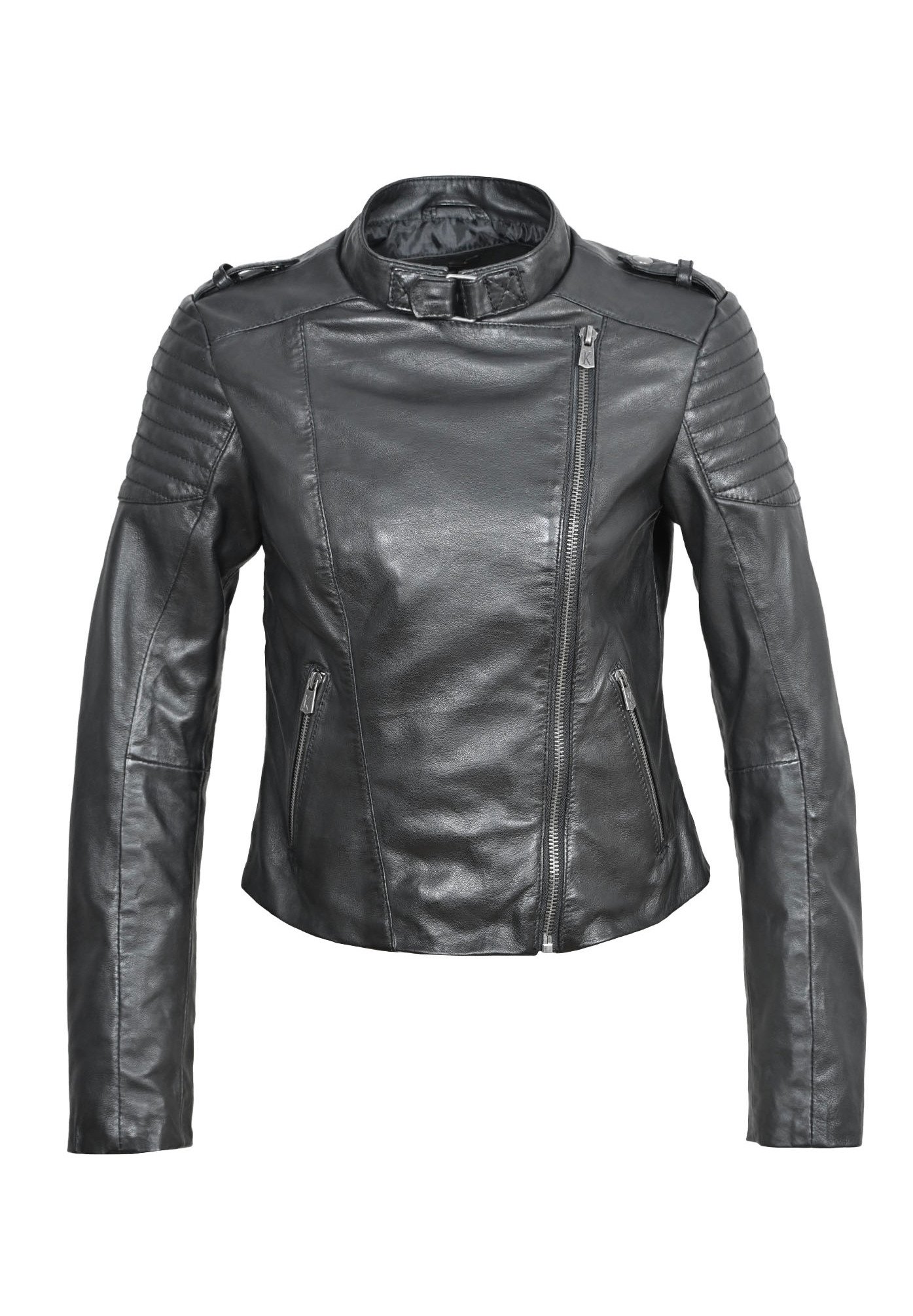 Kaporal FAUVE Veste en cuir black/noir